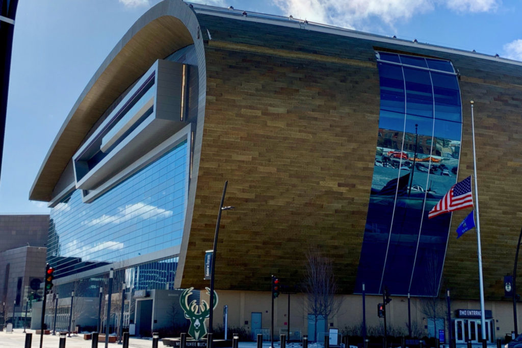 Fiserv Forum in Milwaukee