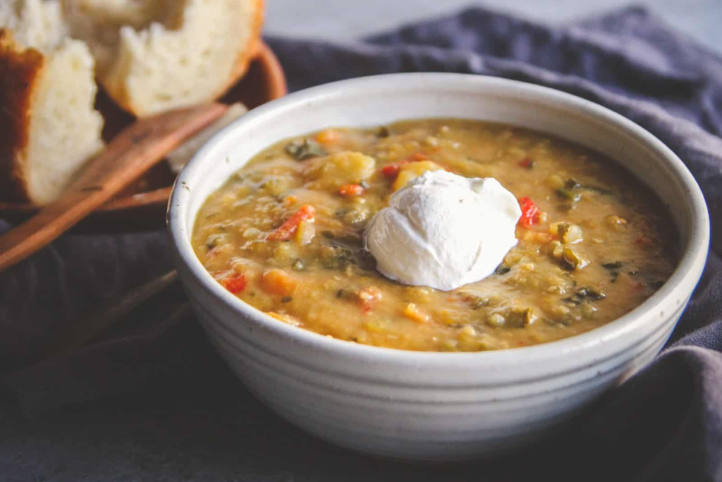 Lentil soup by Philia Kelnhofer.