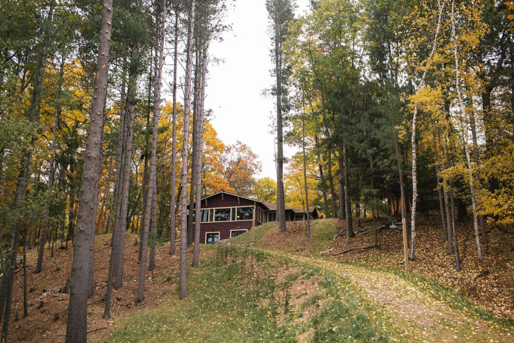 The Pine Cove Cabin near Minocqua, Wisconsin.