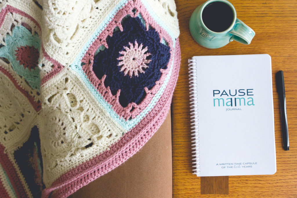 The Pause Mama journal, created by Claire Koepp.