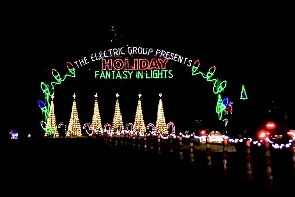 Holiday Fantasy in Lights event in Madison, Wisconsin