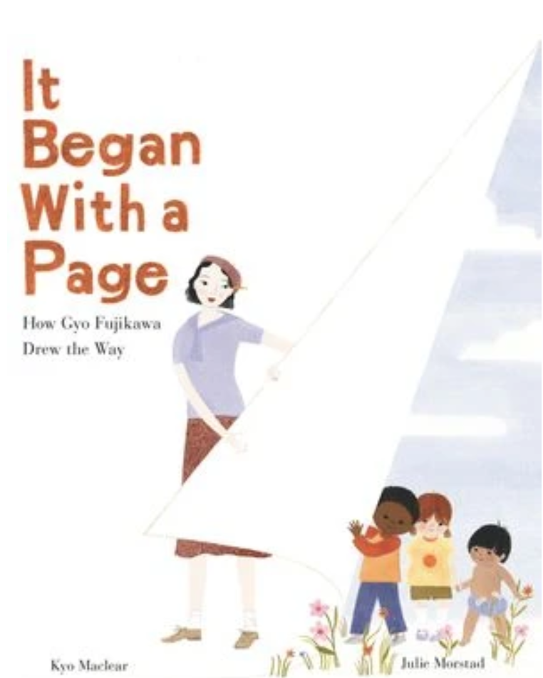 "It Began with a Page" children's book.