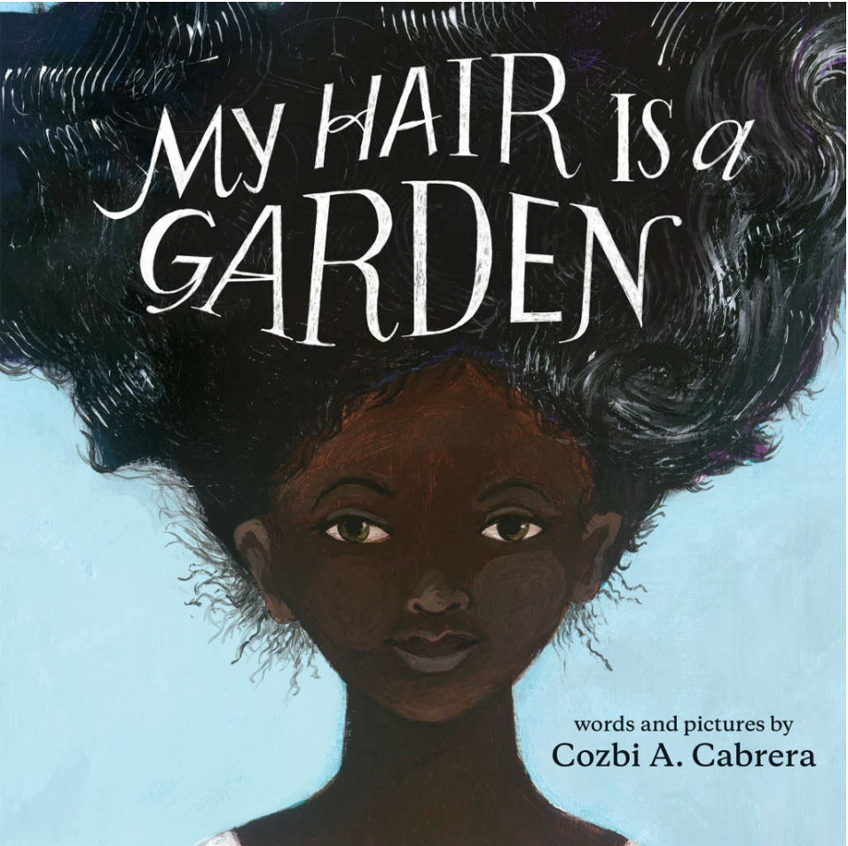 "My Hair is a Garden" children's book.