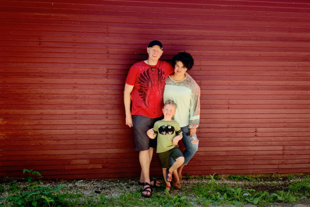 The Hazen family in Madison, Wisconsin.