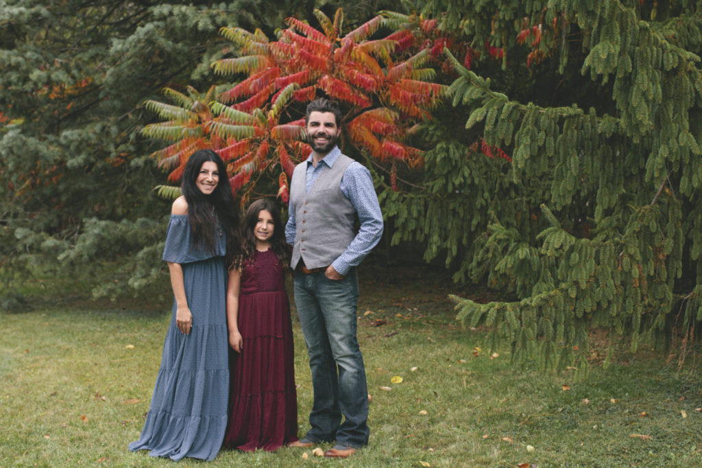 Laura, Stell and Kevin Houlihan in Madison, Wisconsin.