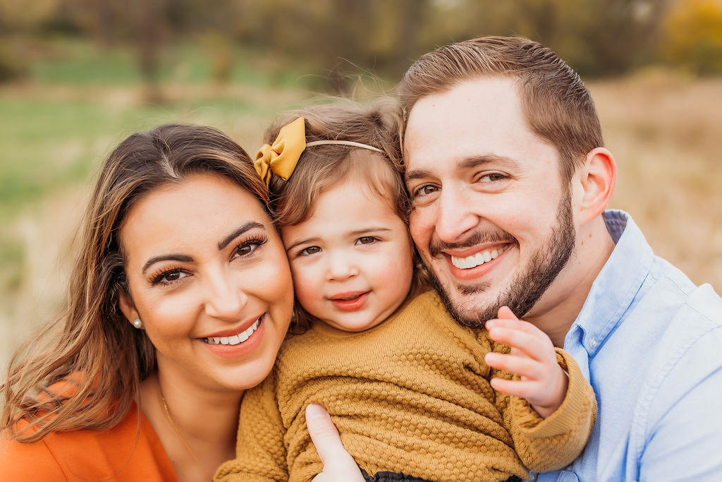 Alex Blanchard with her daughter Gabriela and husband David in the Milwaukee, Wisconsin, area.